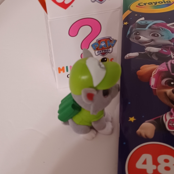 PAW PATROL Mini Boos Collectibles Rocky Figurine hand painted - Picture 2 of 6